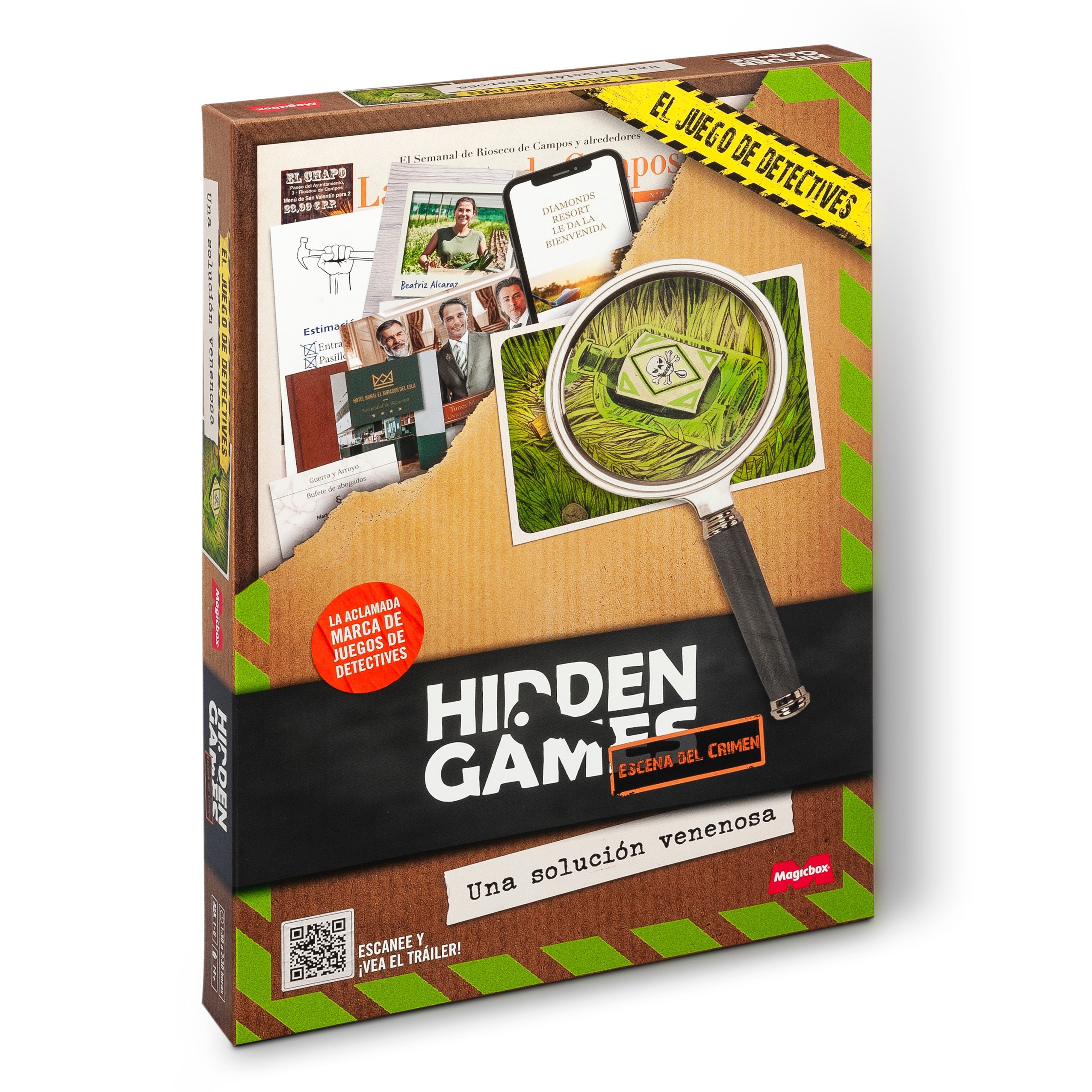 Juego de mesa Una Solución Venenosa Magic Box 2