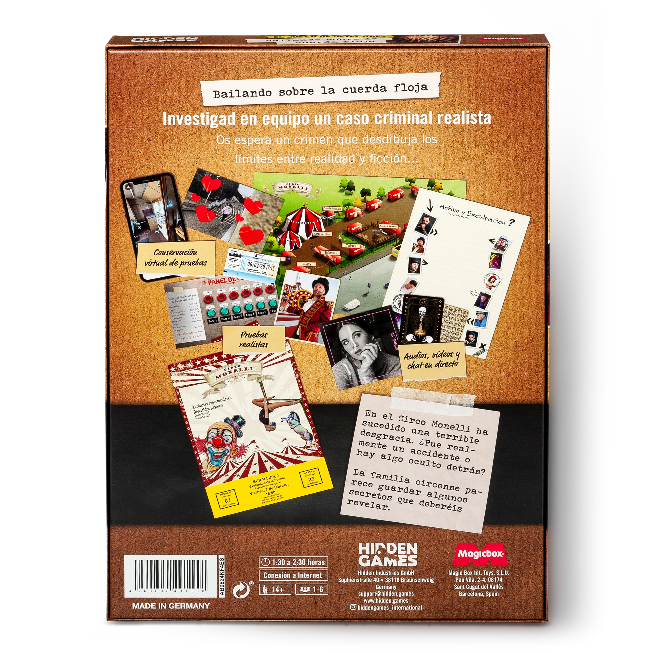 Juego de mesa Bailando Sobre La Cuerda Floja Magic Box 3