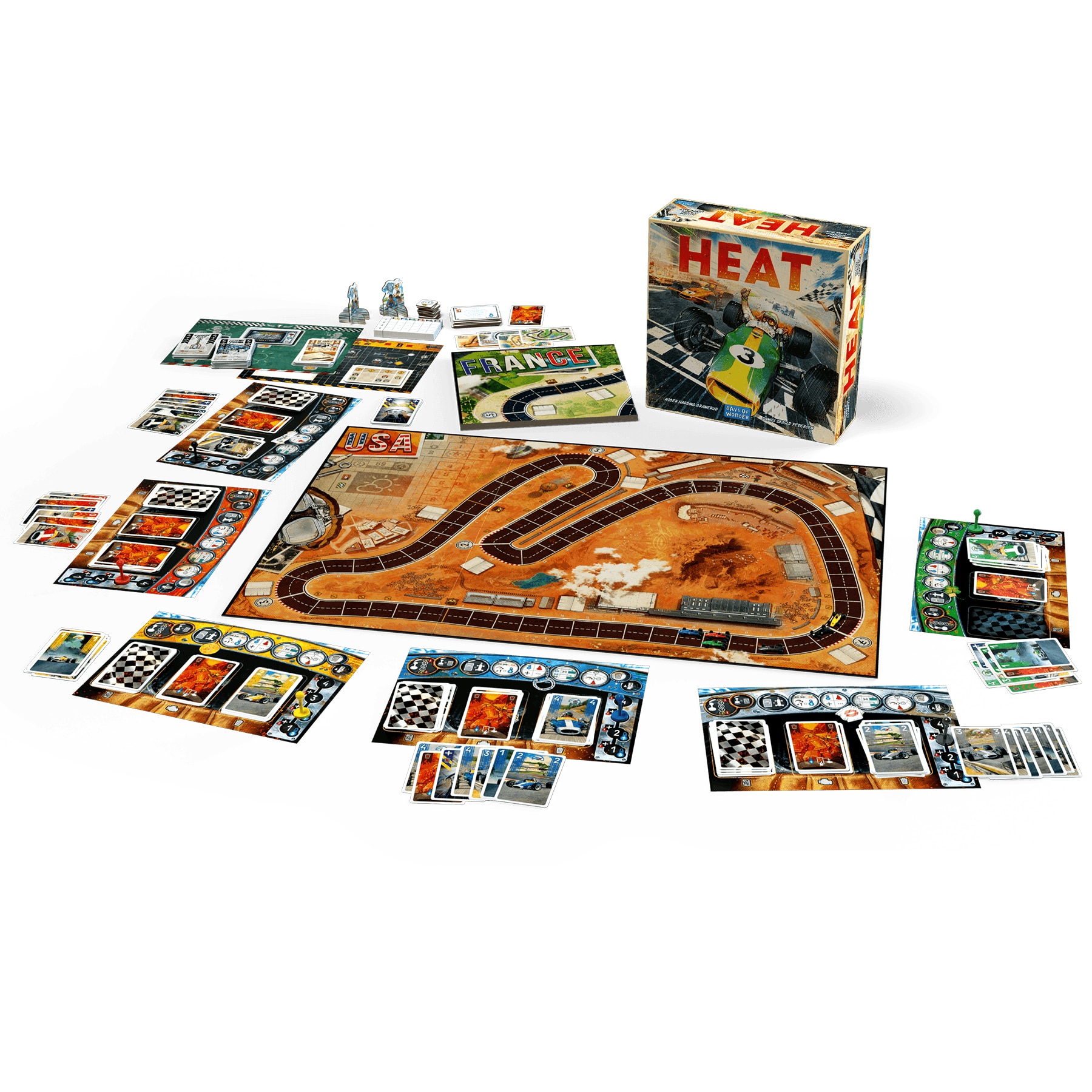 Juego de mesa Heat Asmodee 3