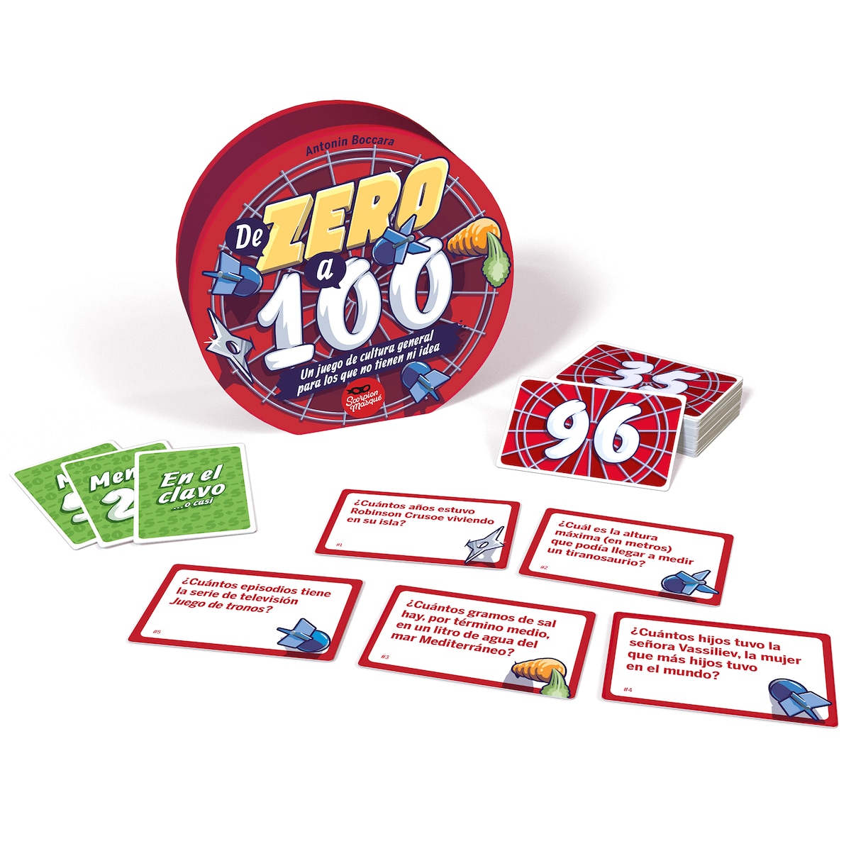 Juego de mesa De Zero A 100 Asmodee 1