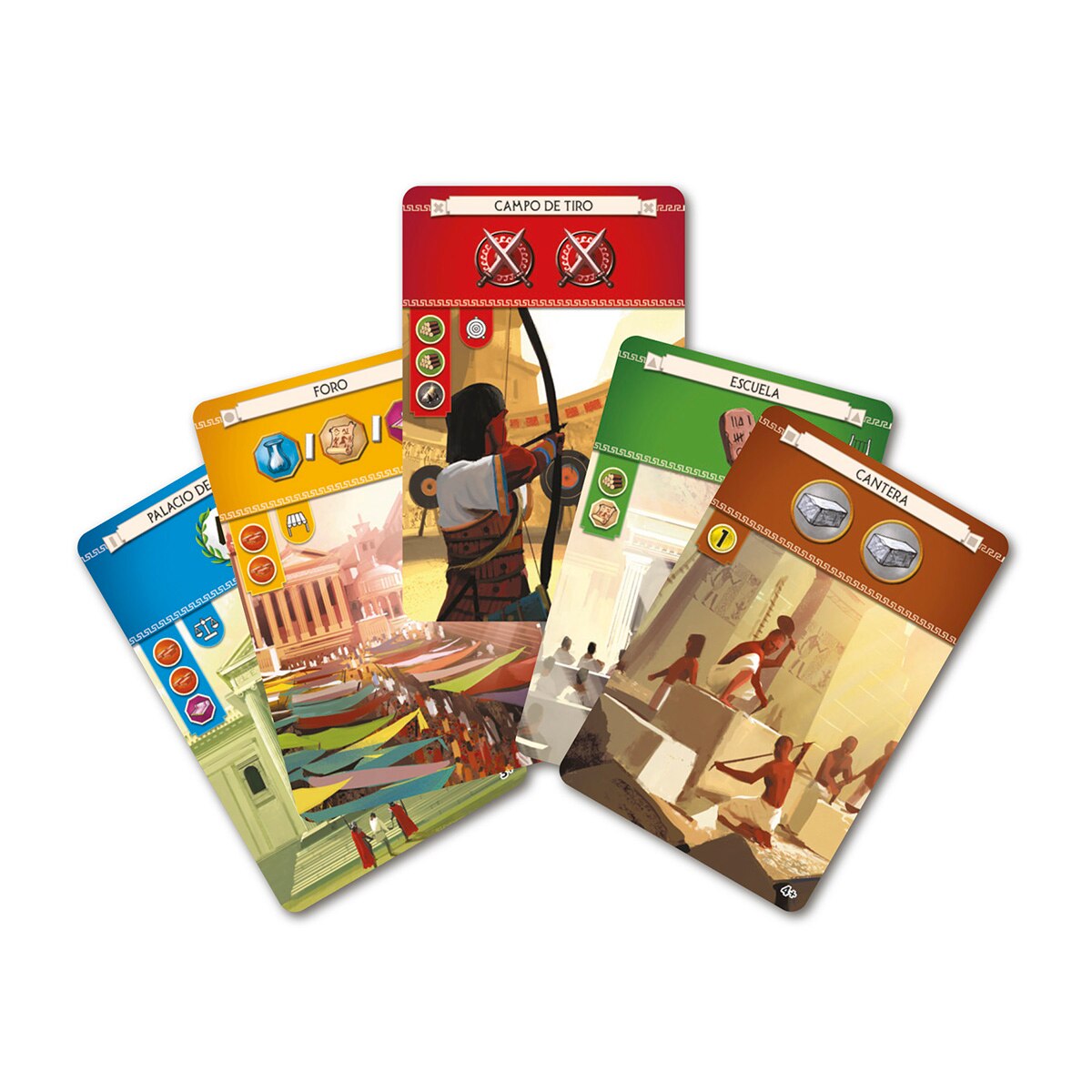 Juego de Mesa 7 Wonders Repos Production Asmodee 2