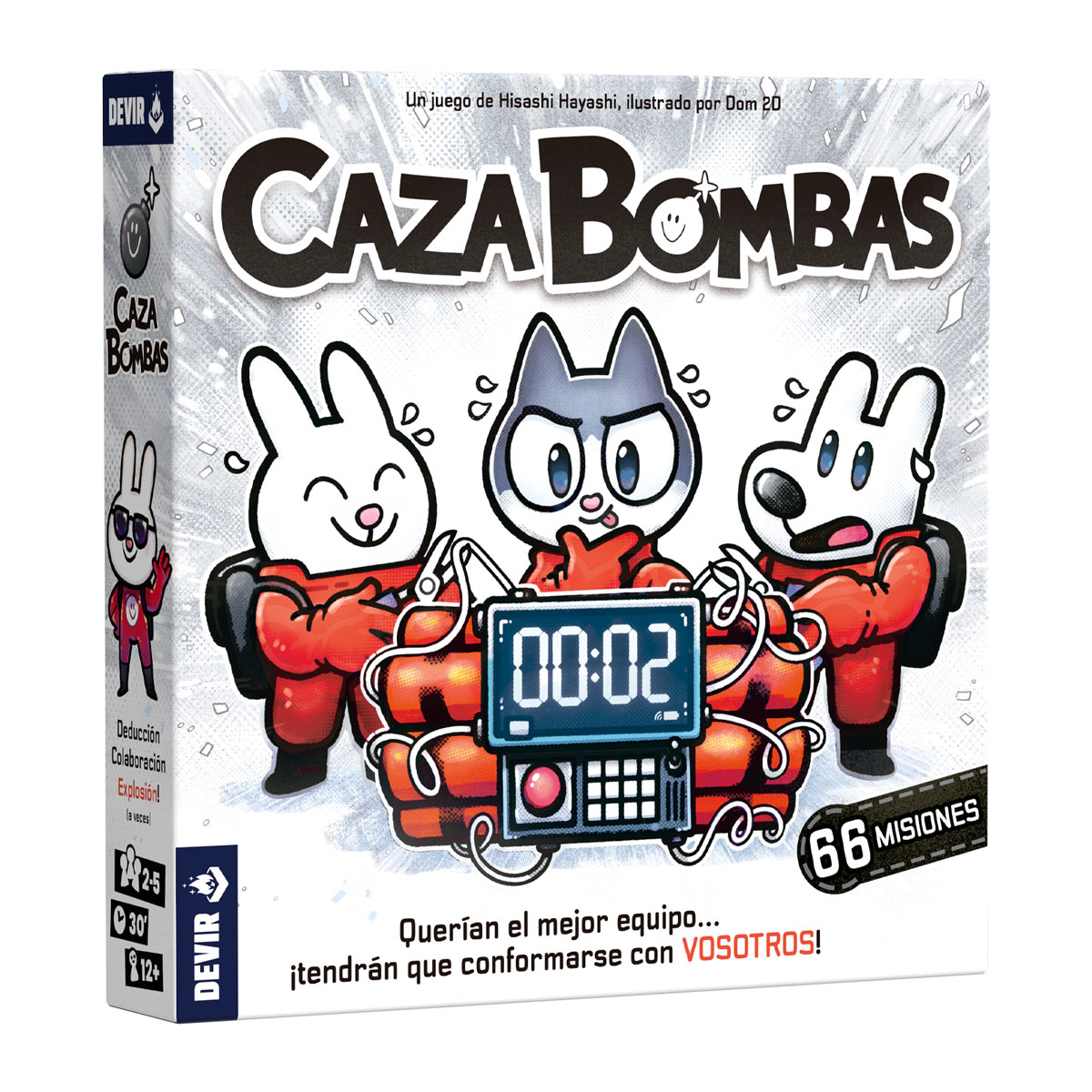 Devir - Juego de mesa Caza Bombas Devir.