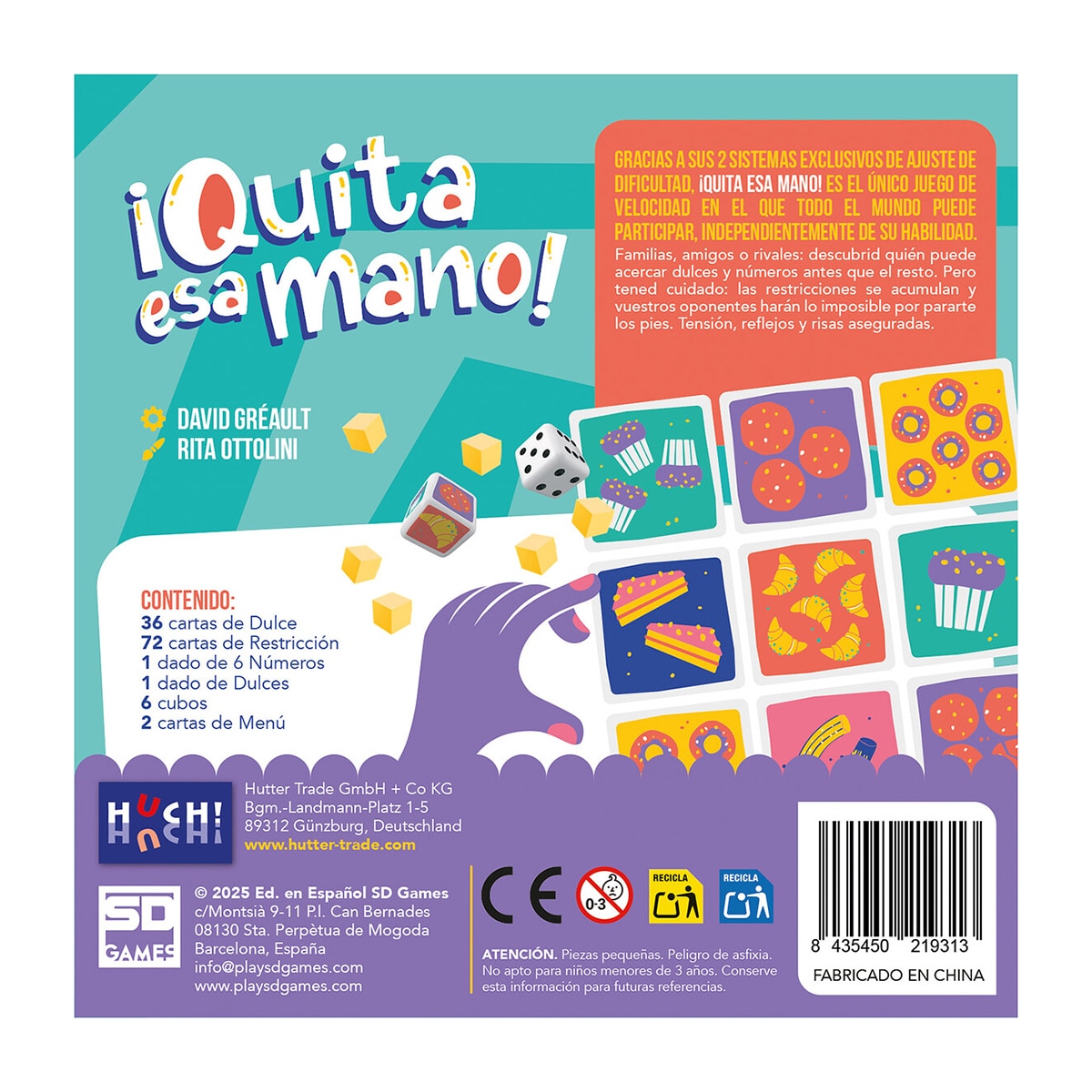 Juego de mesa Quita Esa Mano! Coge la Carta Correcta 2