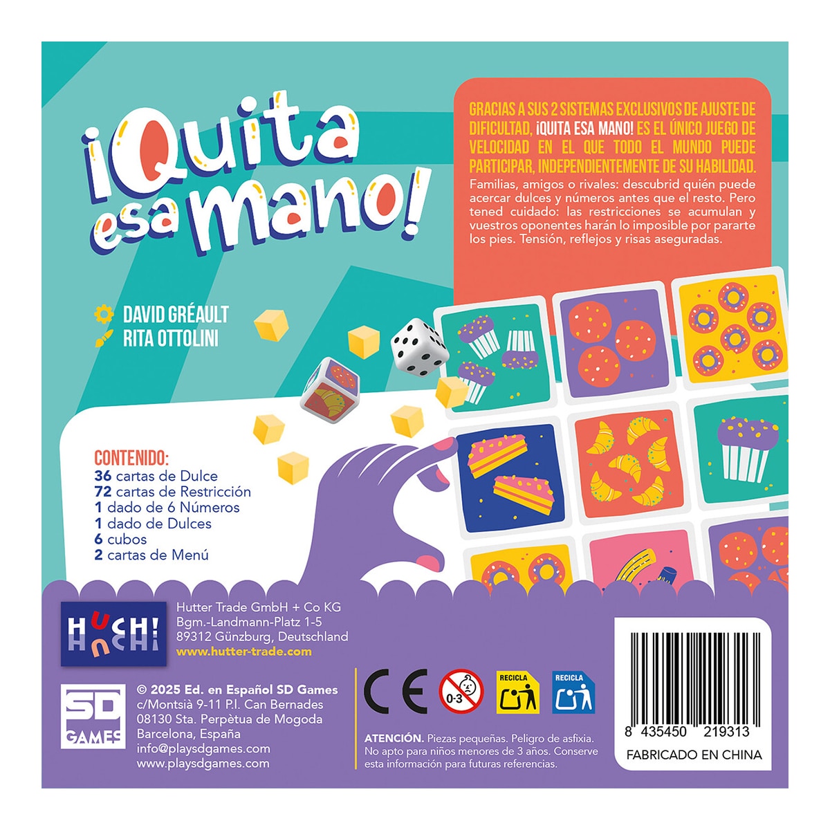 Juego de mesa Quita Esa Mano! Coge la Carta Correcta 8