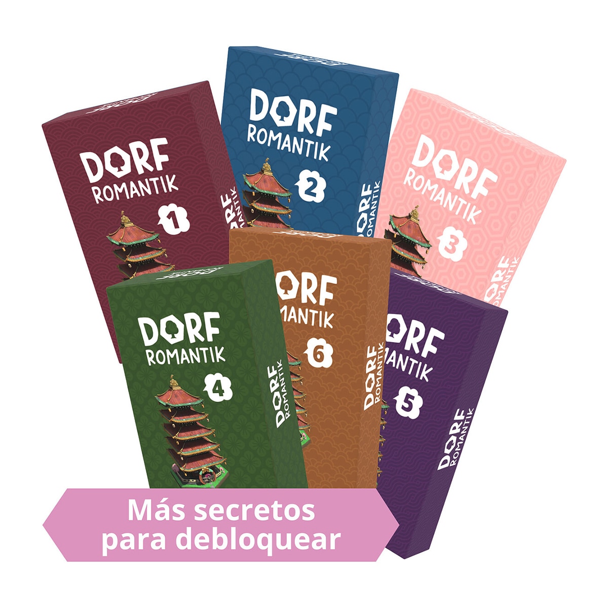 Juego de mesa Dorfromantik Sakura Juego de Losetas 4