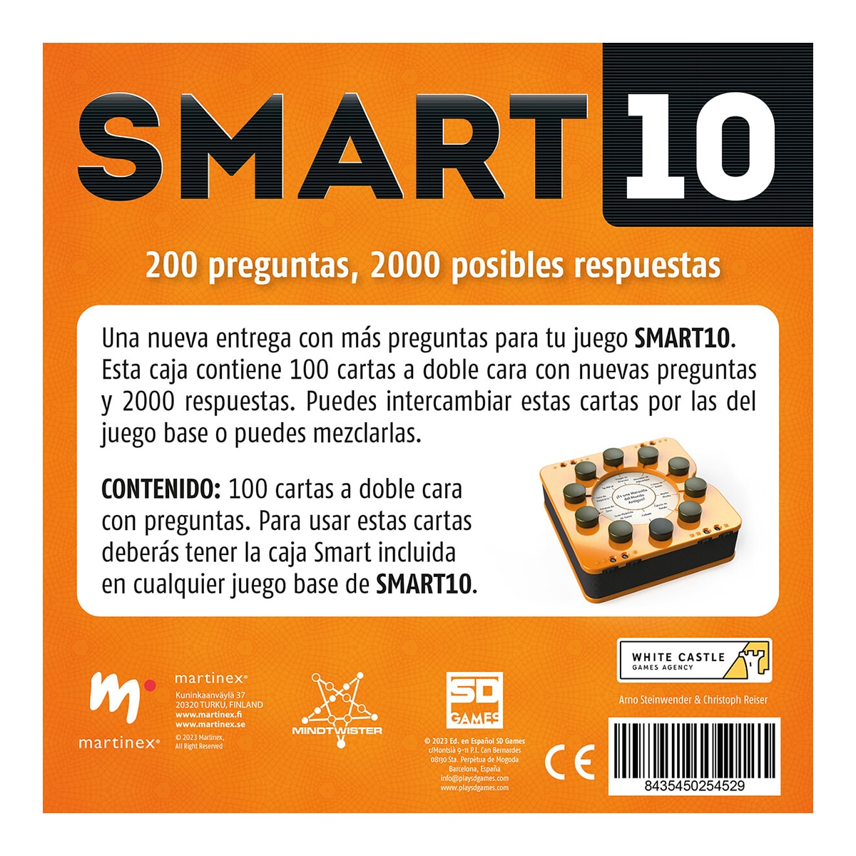 Juego de mesa Smart 10 Expansión 1. 200 Preguntas Nuevas 7