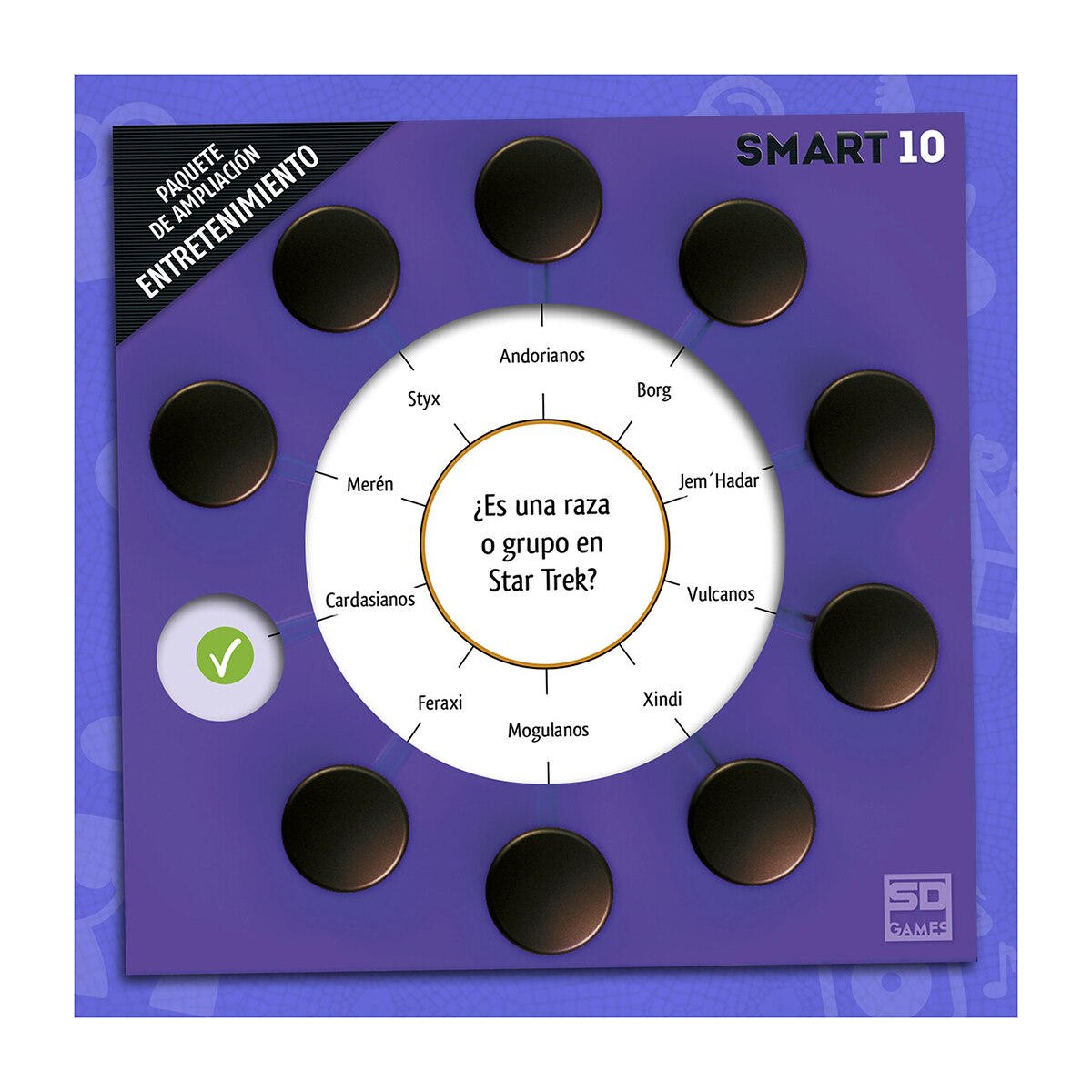 Juego de mesa Smart 10 Expansión 100 Preguntas Entretenimiento 2