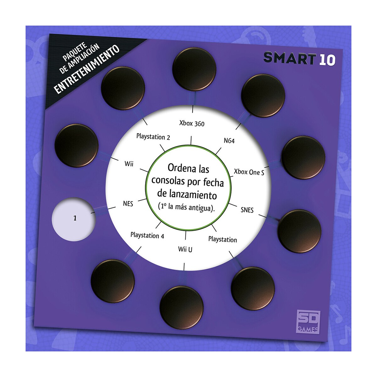 Juego de mesa Smart 10 Expansión 100 Preguntas Entretenimiento 4