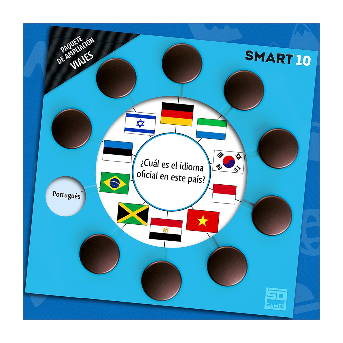 Juego de mesa Smart 10 Viajes Preguntas de Viajes 5