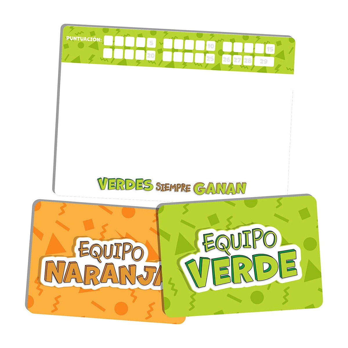 Juego de mesa Verdes Siempre Ganan Responde lo Más Fácil Posible 4