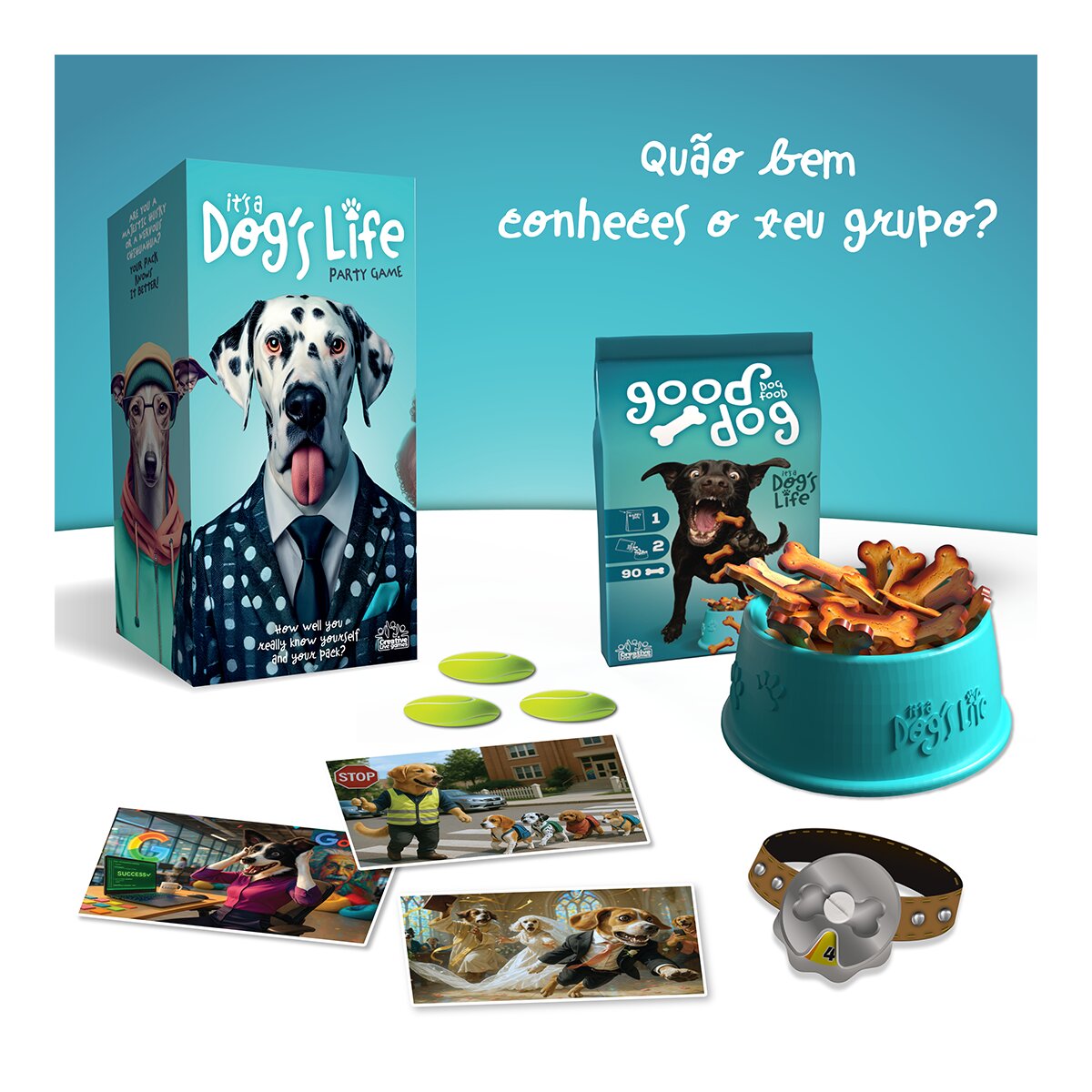 Juego de mesa It's A Dog's Fife Creative Live Games 3