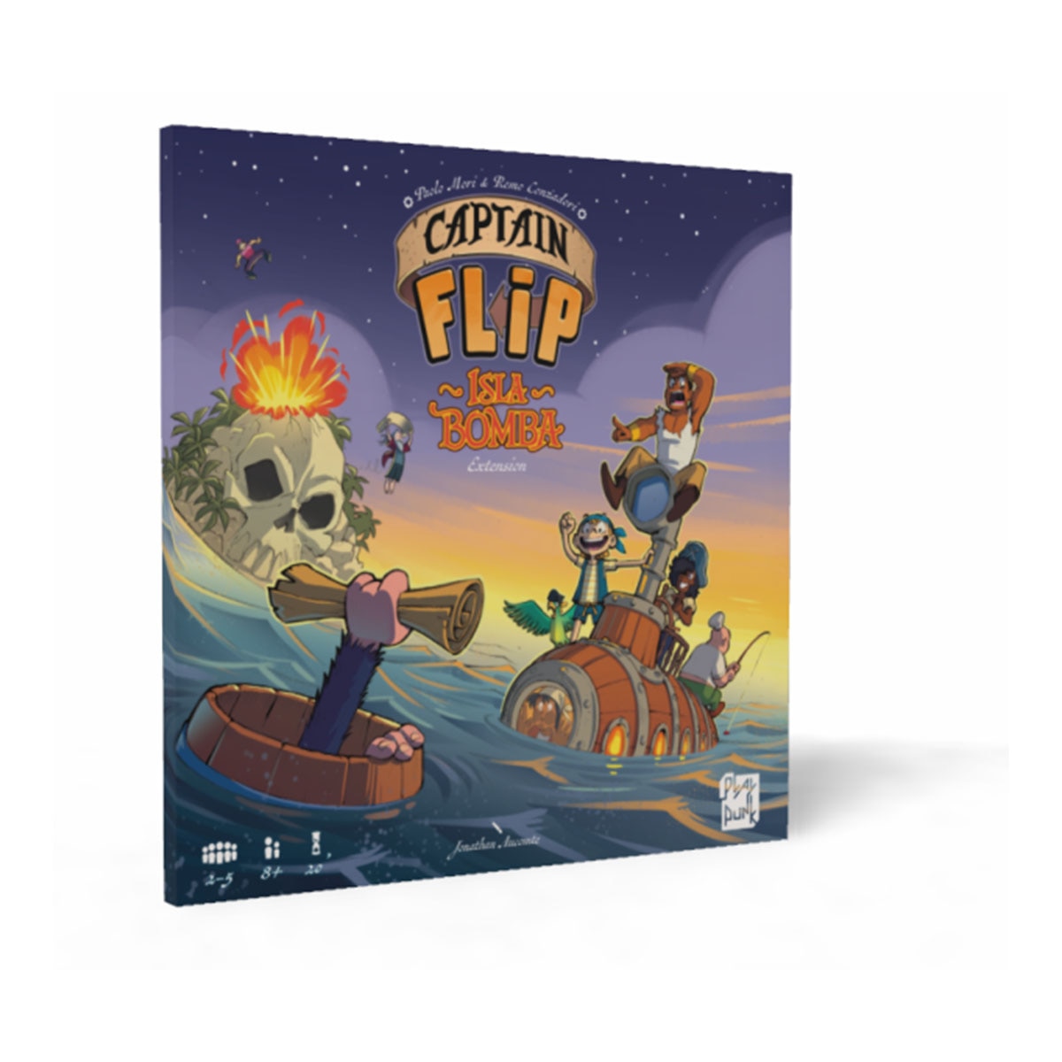 Imagen 0 de Juego De Mesa Captain Flip Isla Bomba Zacatrus