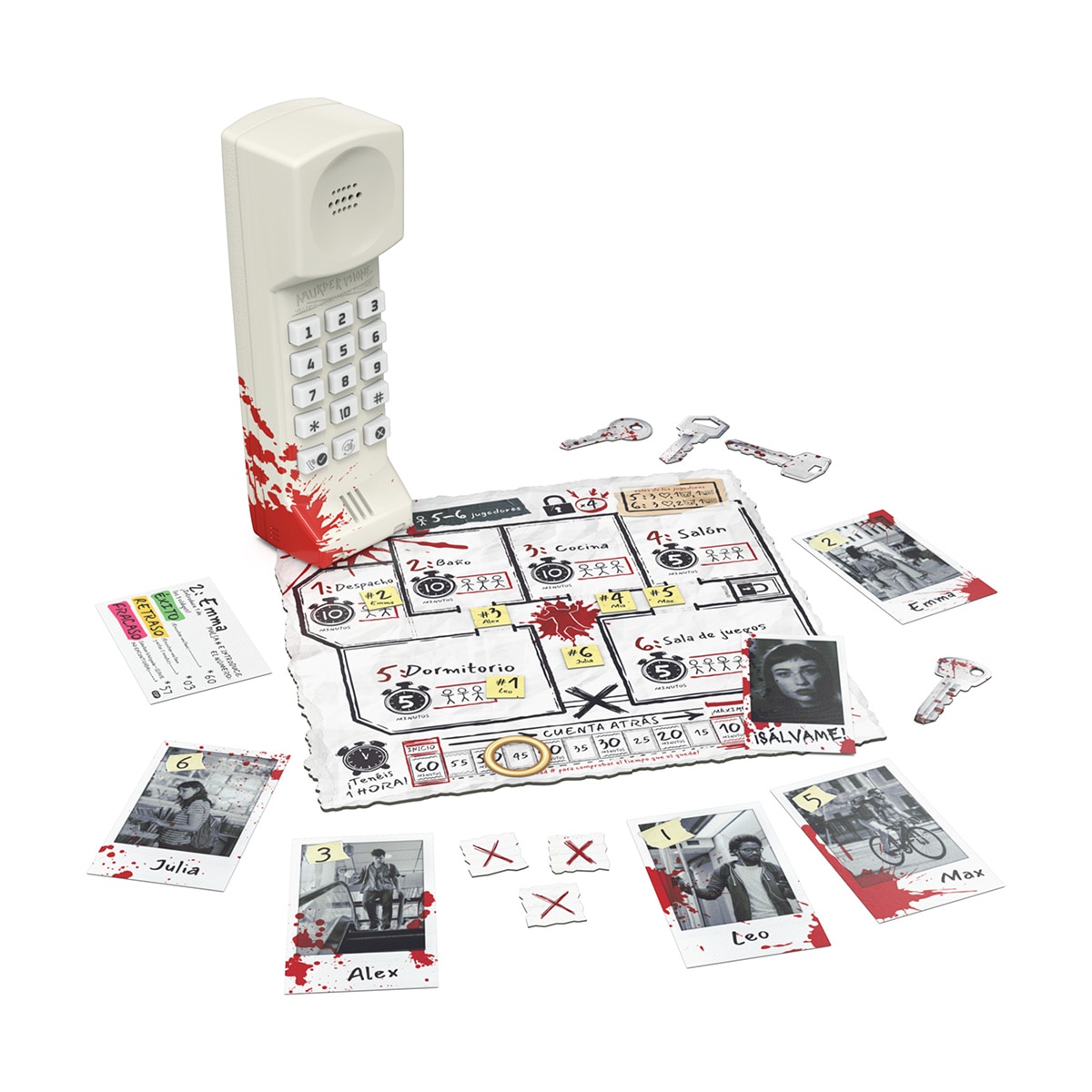 Juego de Mesa Murder Phone Spin Master 3
