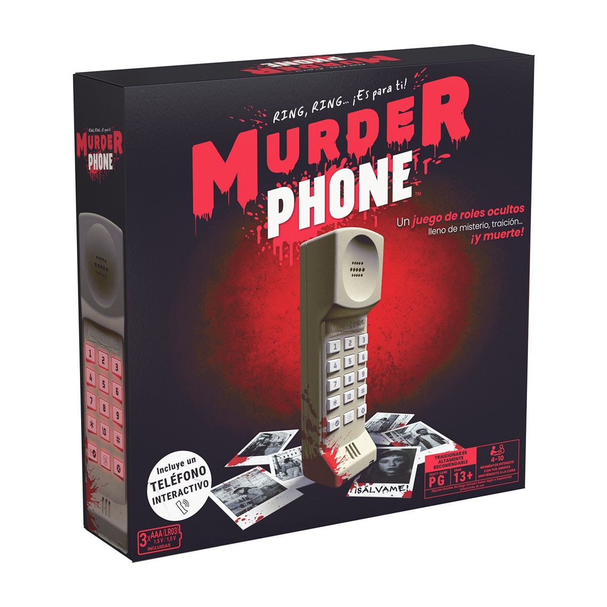 Juego de Mesa Murder Phone Spin Master 5