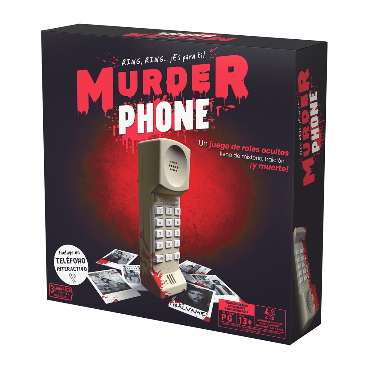 Juego de Mesa Murder Phone Spin Master 6