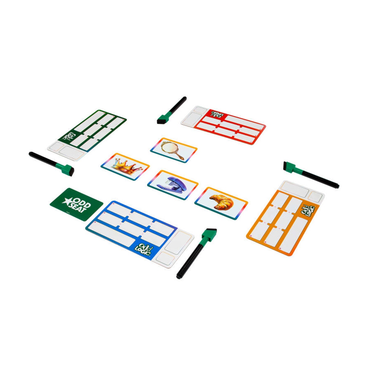 Juego de mesa familiar Odd Logic 3-6 jugadores desde 10 años ideal para fiestas y noches de juegos Mattel Games 5