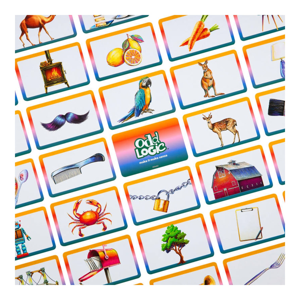 Juego de mesa familiar Odd Logic 3-6 jugadores desde 10 años ideal para fiestas y noches de juegos Mattel Games 6