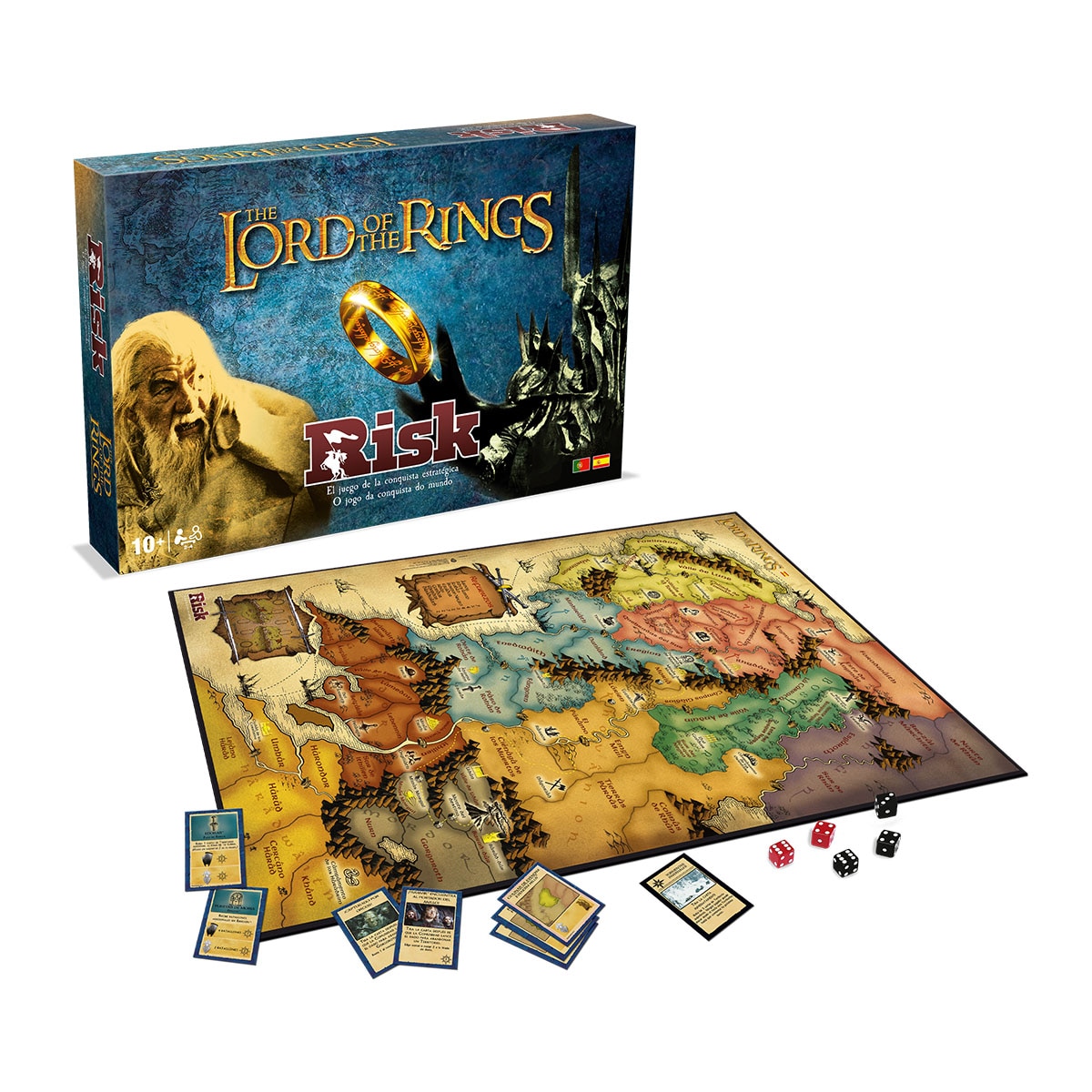 Juego de mesa en familia Risk Lord Señor de los Anillos Winning Moves Creative Toys 2