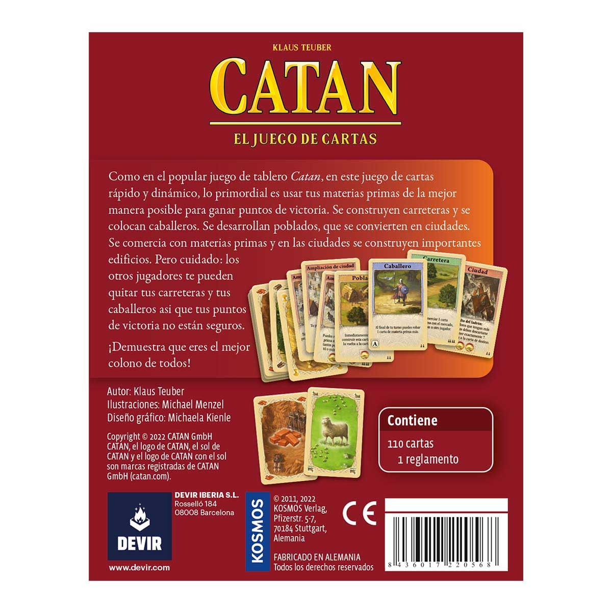 Imagen 3 de Catan El juego de Cartas Devir