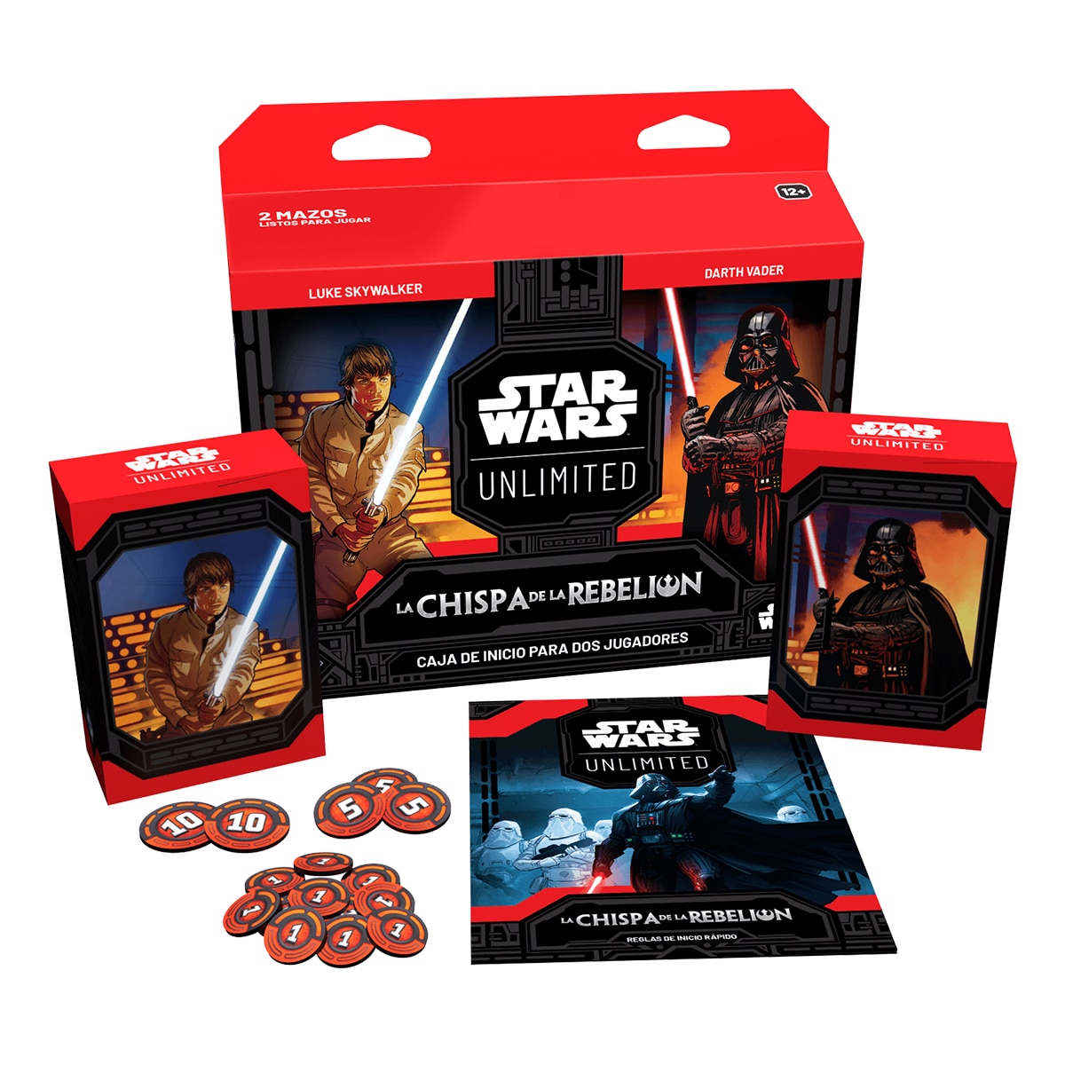 Fantasy Flight Games - Juego de catas La chispa de la rebelión Caja inicio Star Wars Fantasy Flight Games