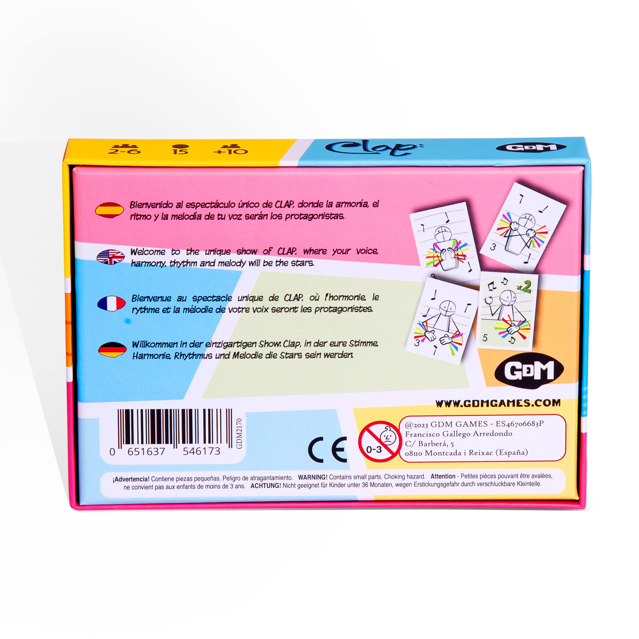 Juego de cartas Clap Magic Box 3