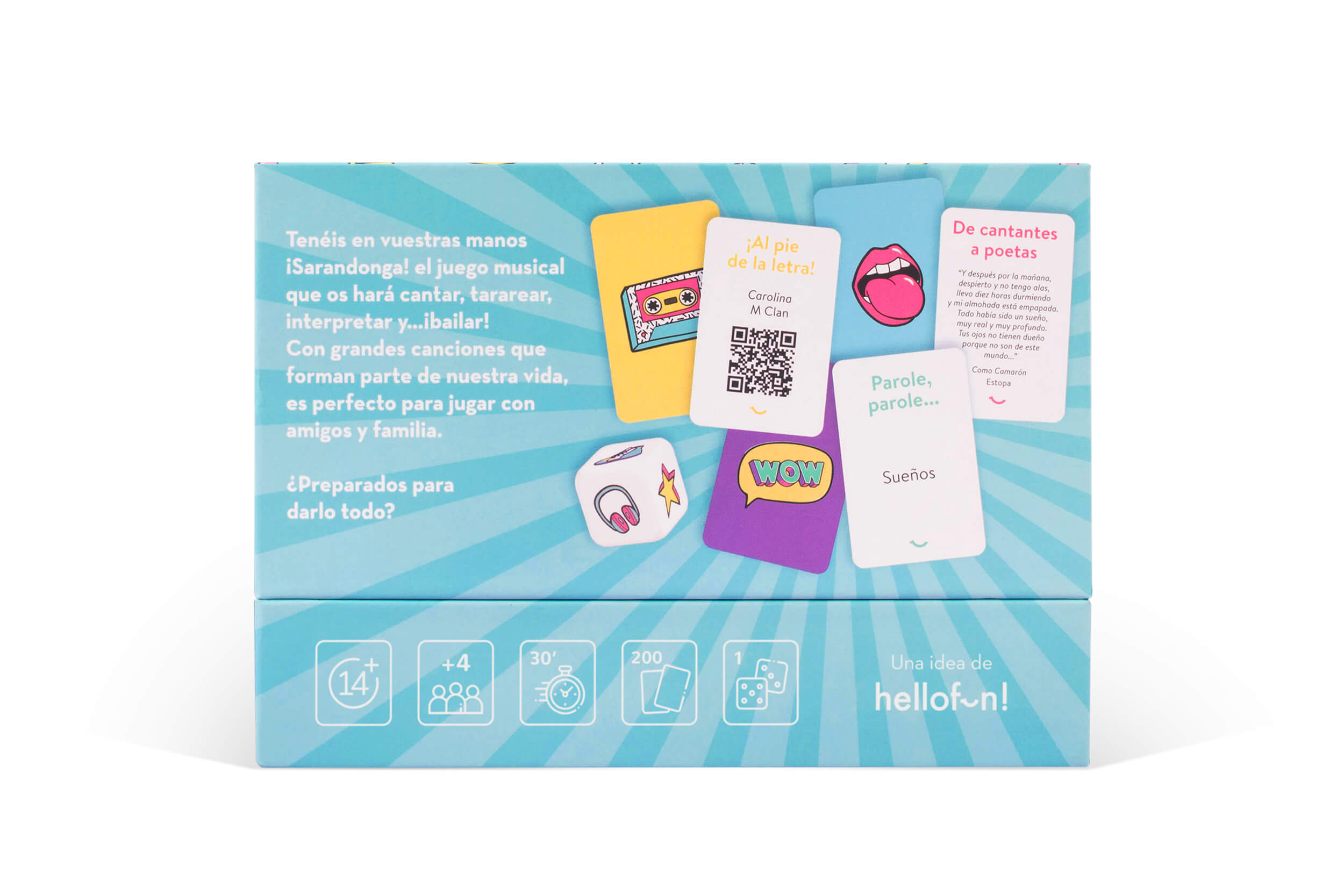 Juego de cartas ¡Sarandonga! Hellofun 2
