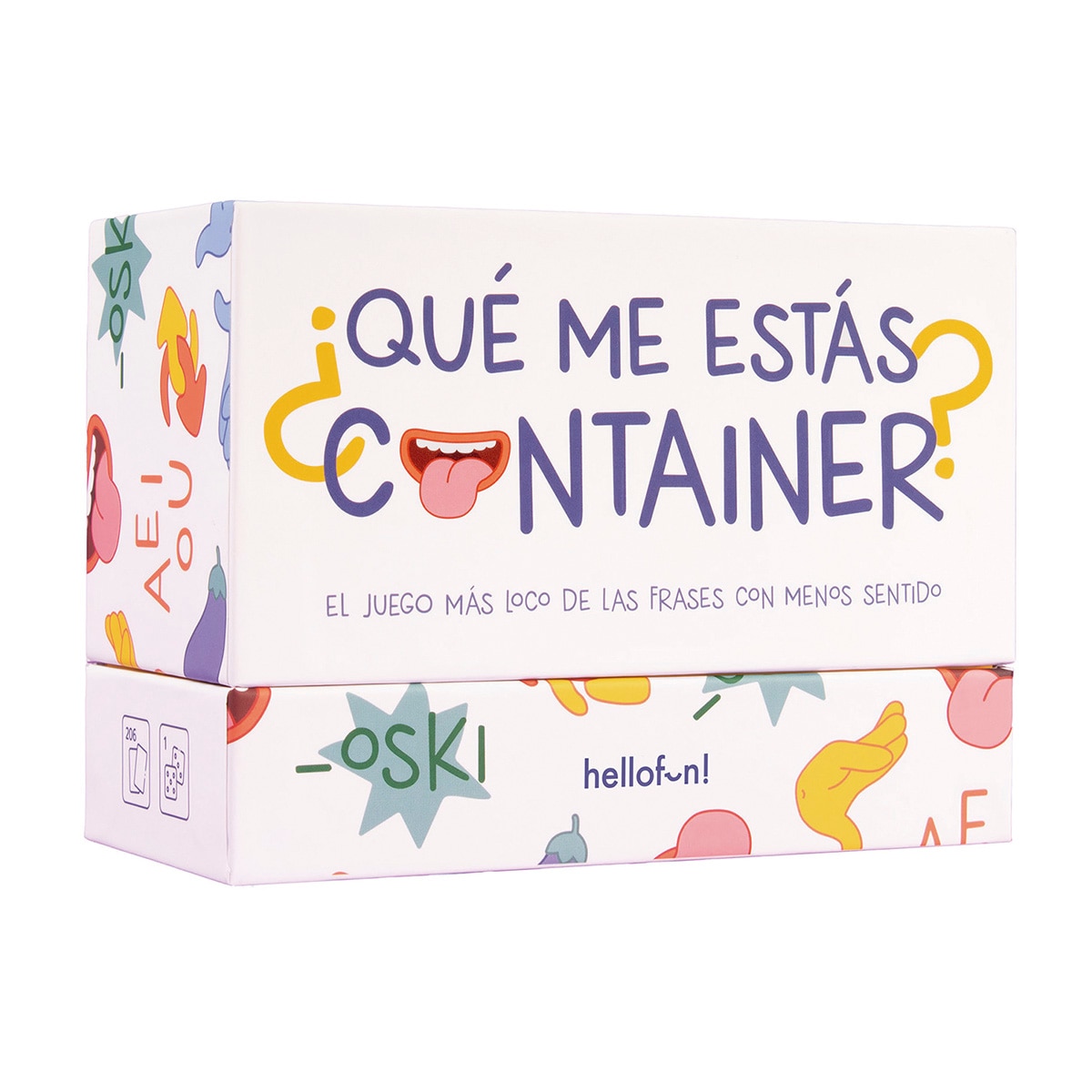 Hellofun - Juego de cartas ¿Qué Me Estás Container? Hellofun.