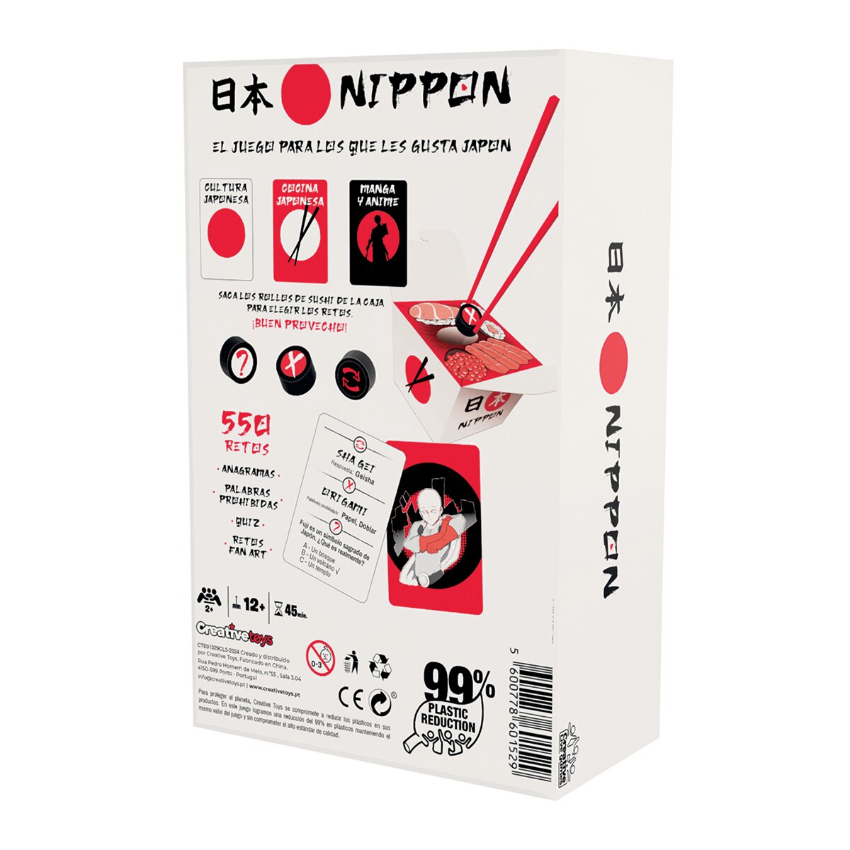 Juego de cartas Nippon Party Game ES Creative Live Games Creative Toys 2
