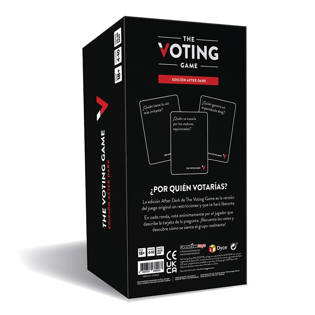 Imagen 2 de Juego de cartas The Voting Game  After Dark Edition  Creative Toys