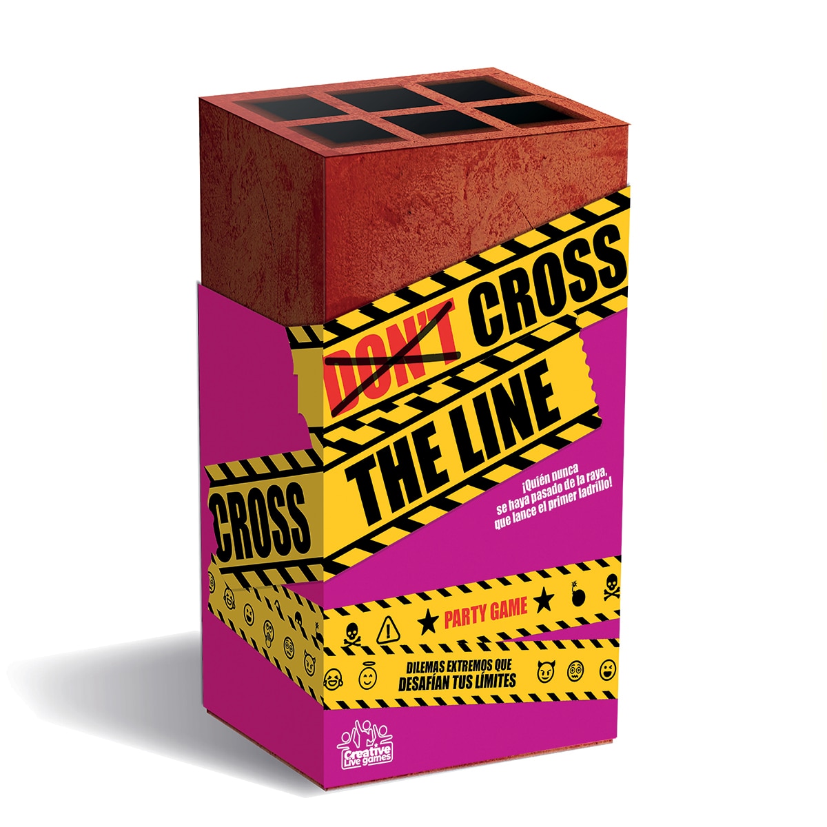 CREATIVE TOYS - Juego de cartas Cross the Line Creative Live Games Creative Toys