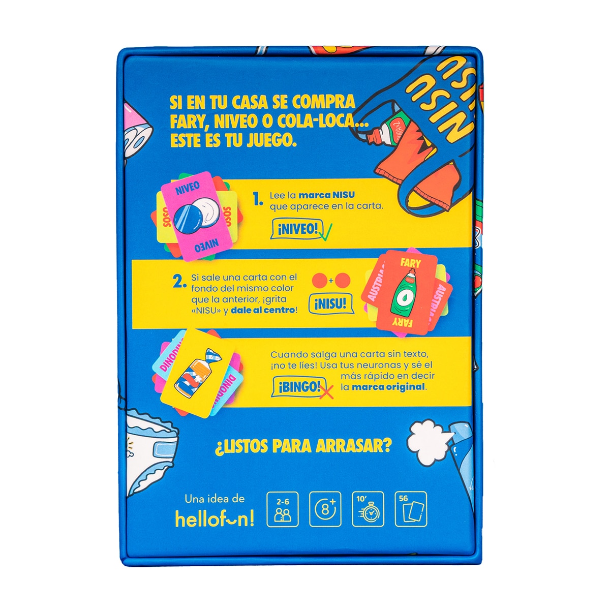 Imagen 3 de Juego de cartas Nisu Hellofun