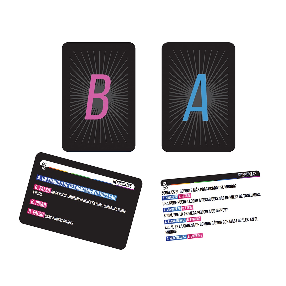 Juego de Mesa 50 50 Asmodee 2