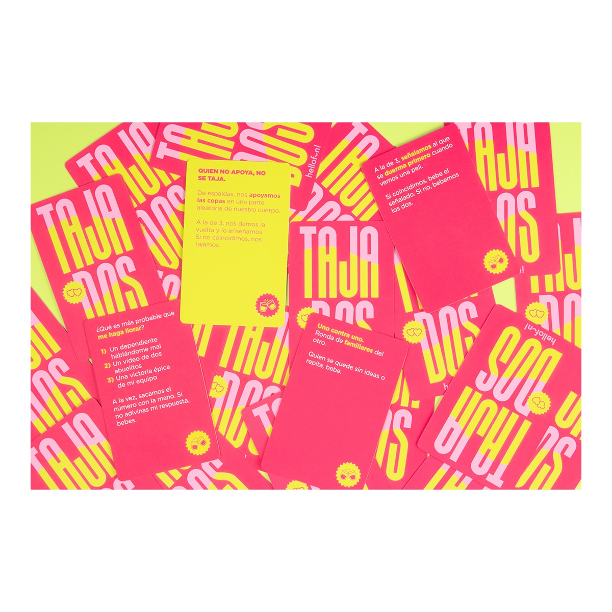 Juego de cartas Tajados Hellofun 5