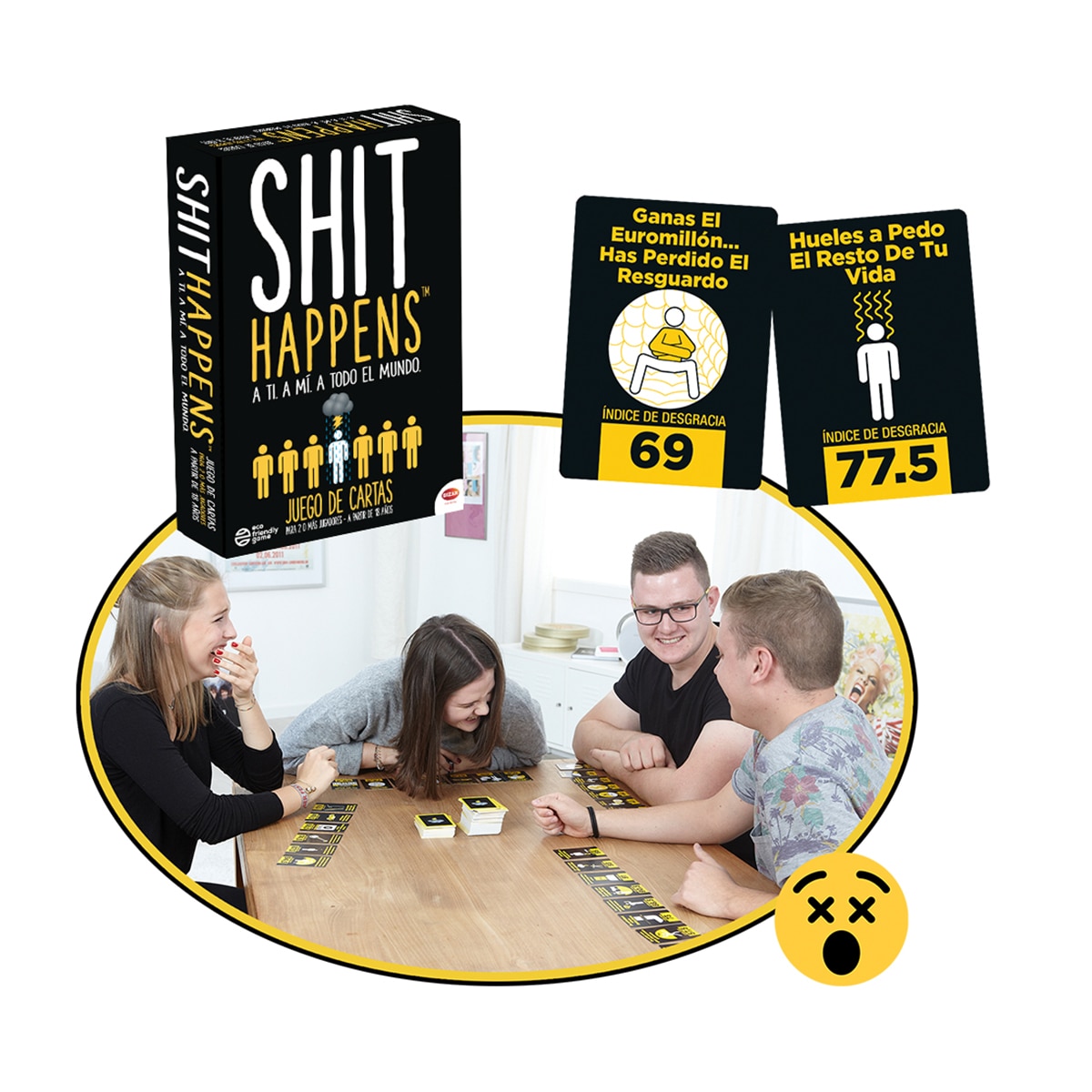 Juego de mesa Shit Happens Bizak 3