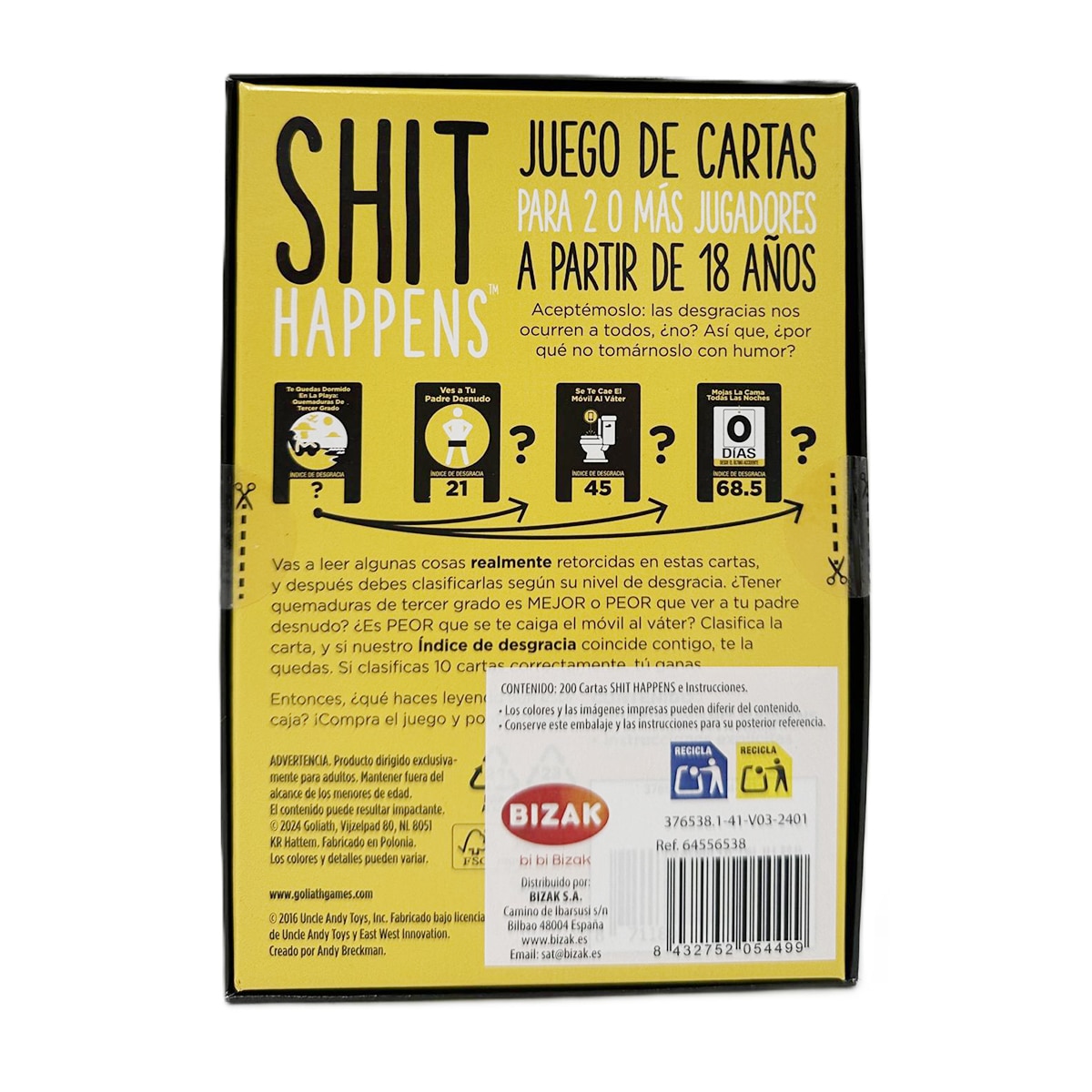 Juego de mesa Shit Happens Bizak 8