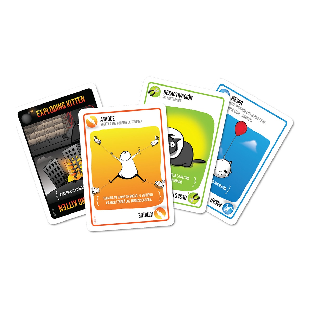 Juego de Mesa Exploding Kittens NSFW Asmodee 2