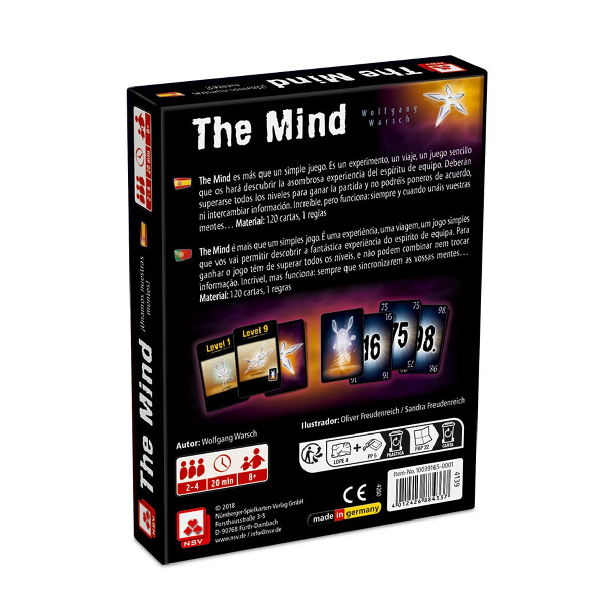 Imagen 3 de Juego de Cartas Cooperativo The Mind NSV