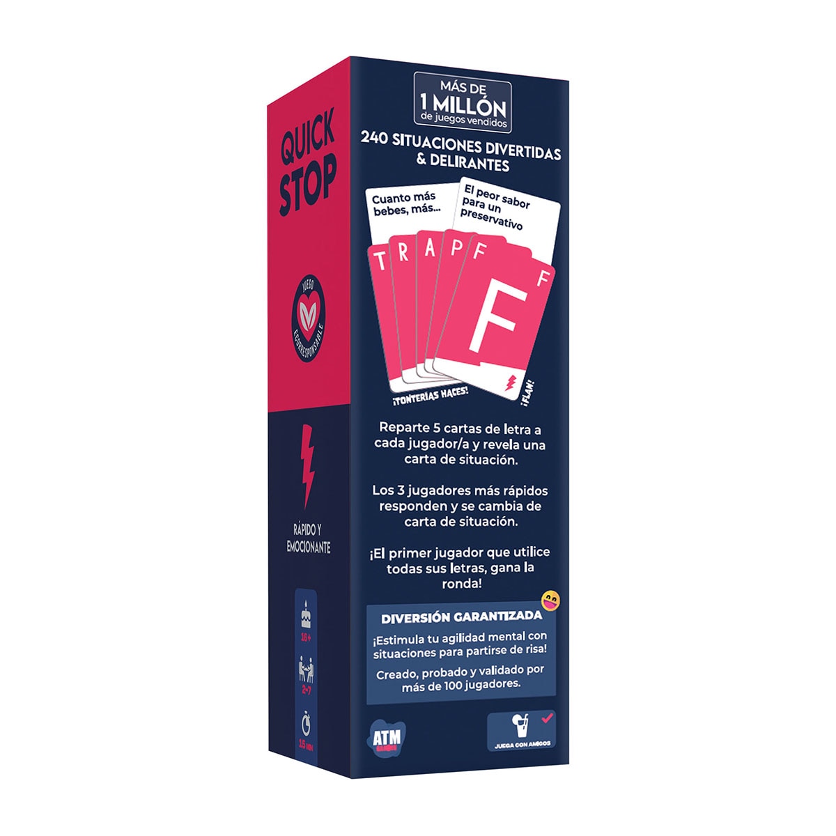 Juego de mesa Quick Stop Indecente 3