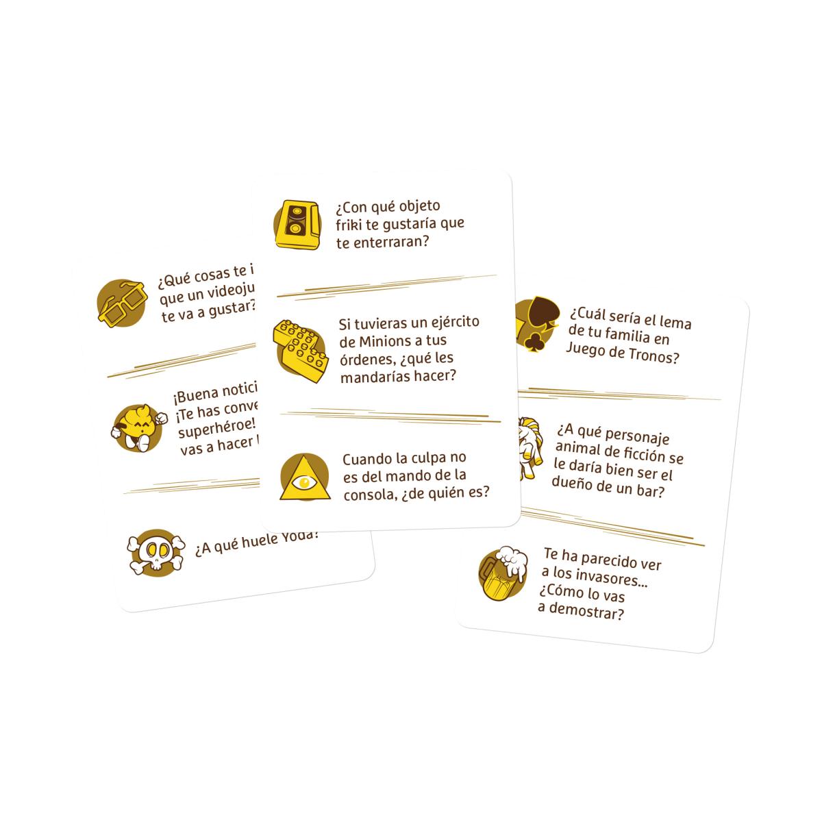 Juego de Mesa Preguntas de mierda Friki Asmodee 3