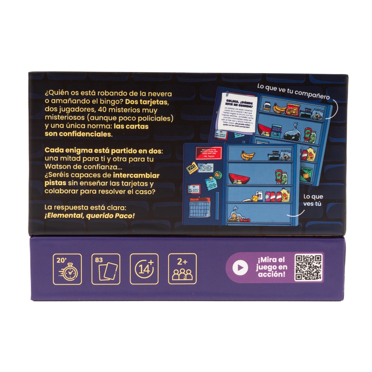 Juego de cartas Elemental Querido Paco Hellofun 2