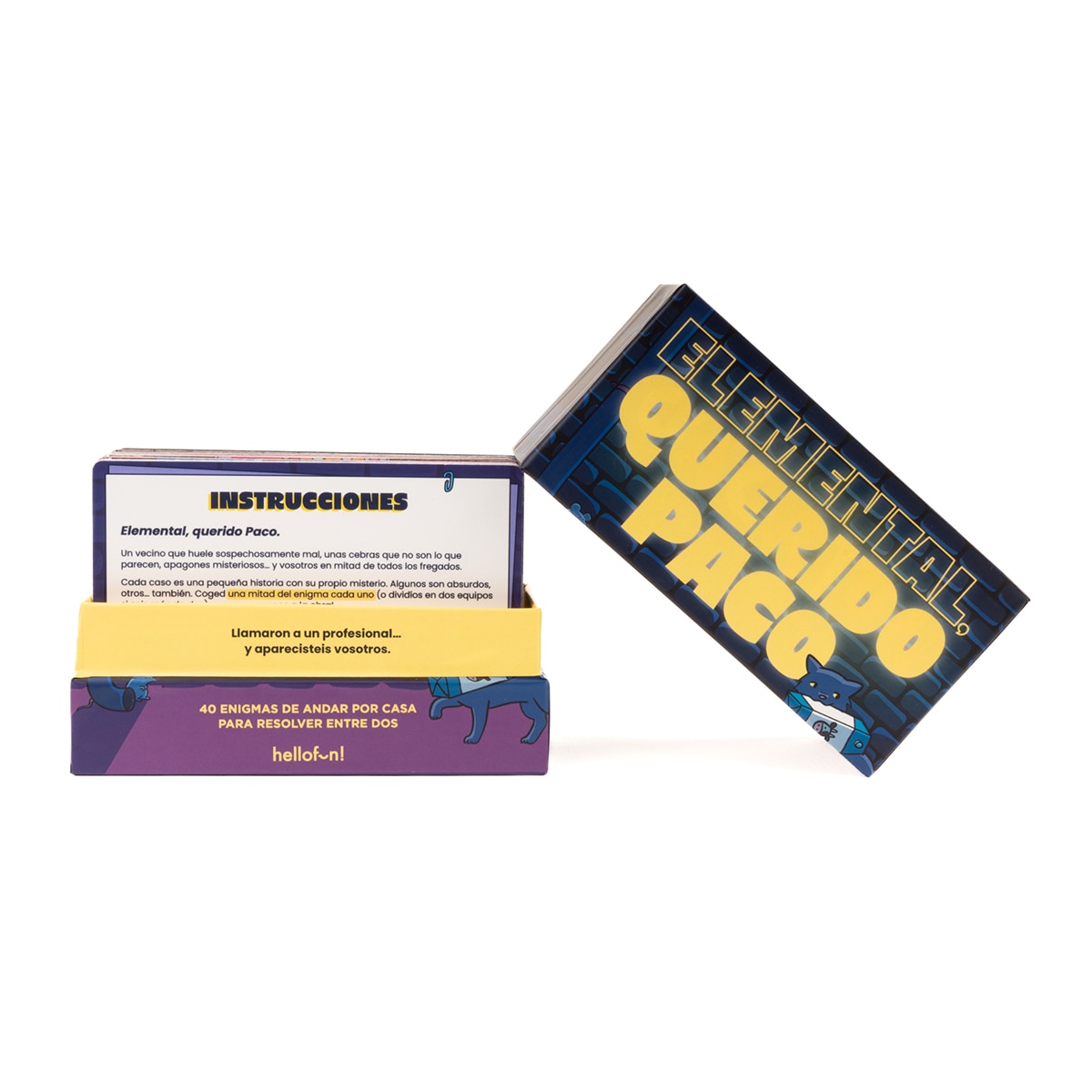 Juego de cartas Elemental Querido Paco Hellofun 3