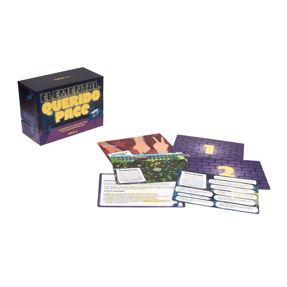 Juego de cartas Elemental Querido Paco Hellofun 4