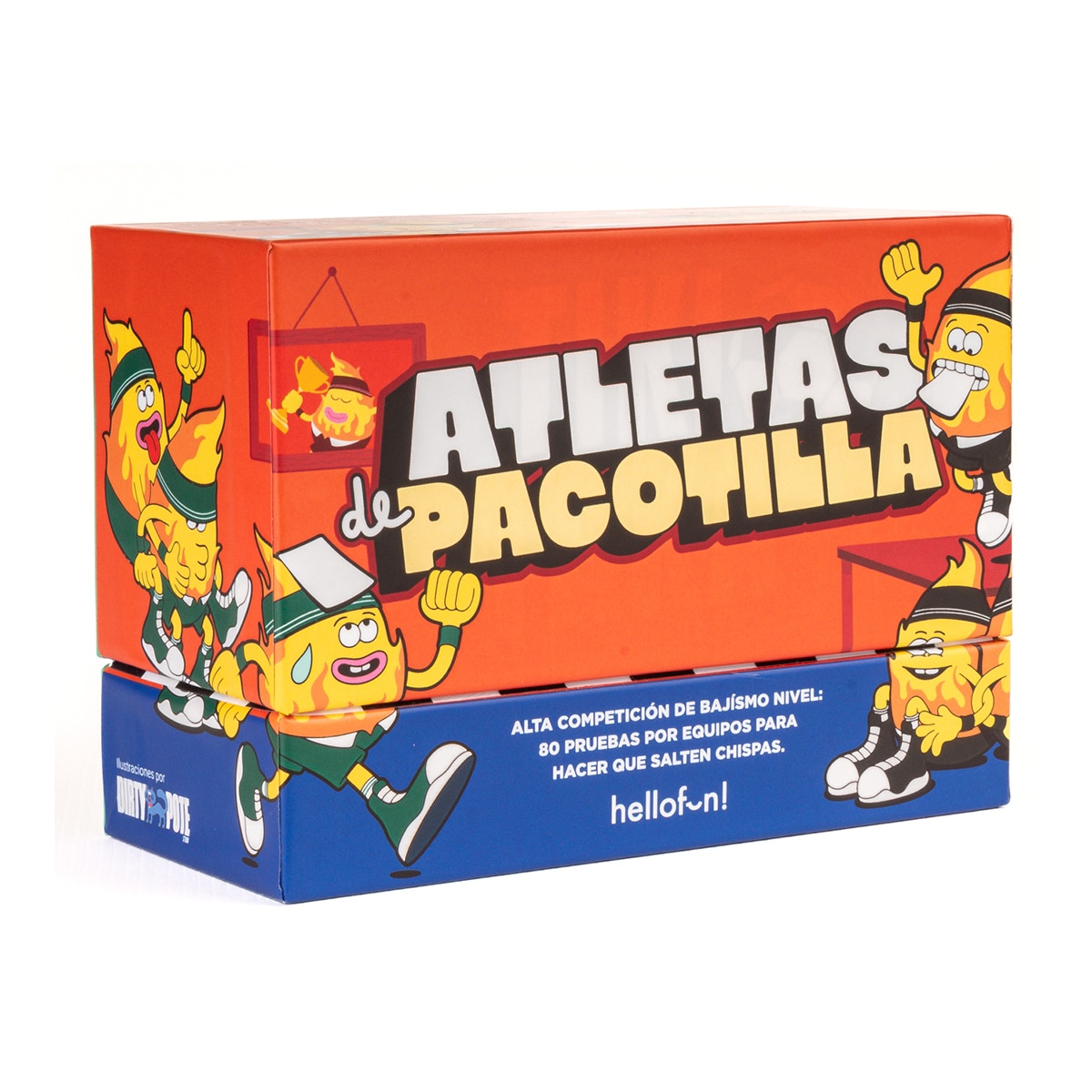 Imagen 0 de Juego de cartas Atletas de pacotilla Hellofun