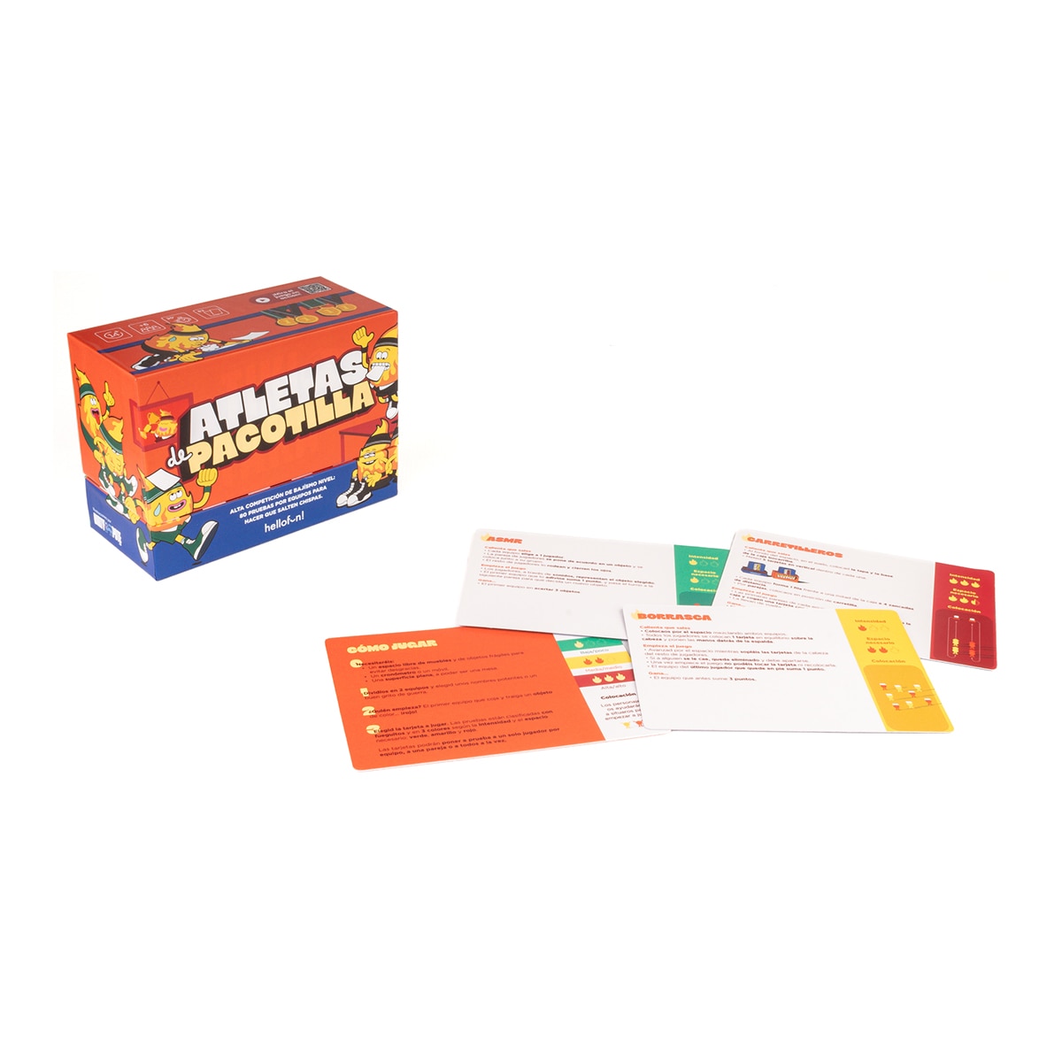 Juego de cartas Atletas de pacotilla Hellofun 5