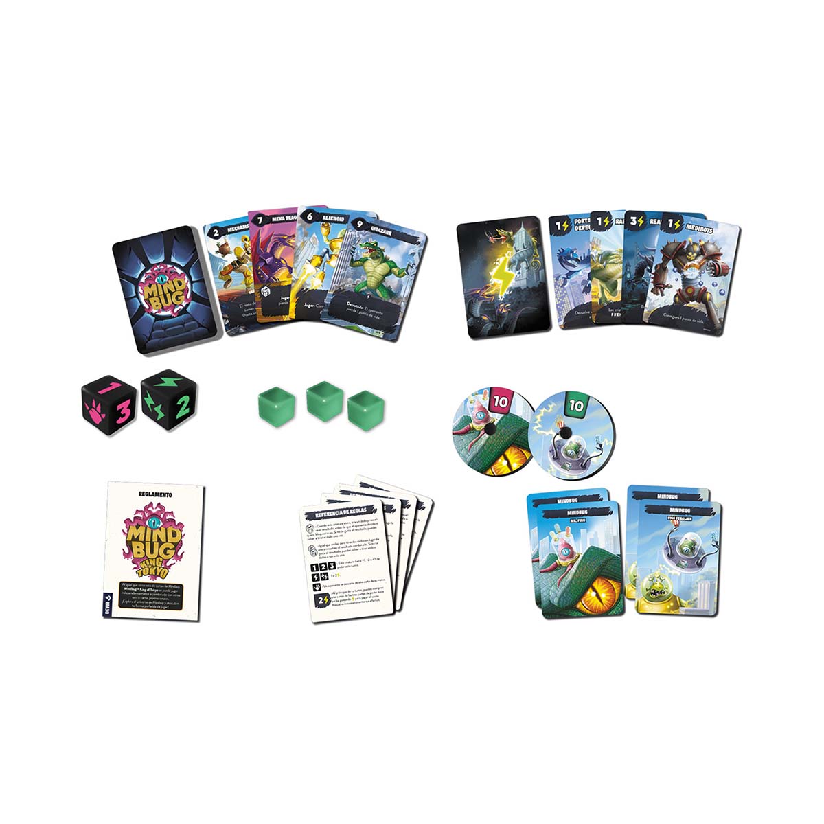 Juego de cartas Mindbug King of Tokyo Devir 2