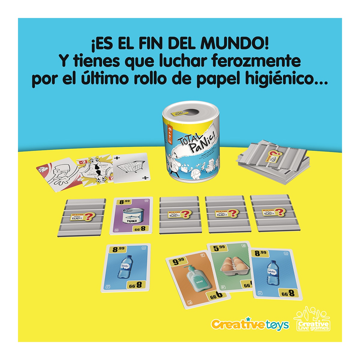 Juego de cartas Total Panic! Card game Creative Live Games 3