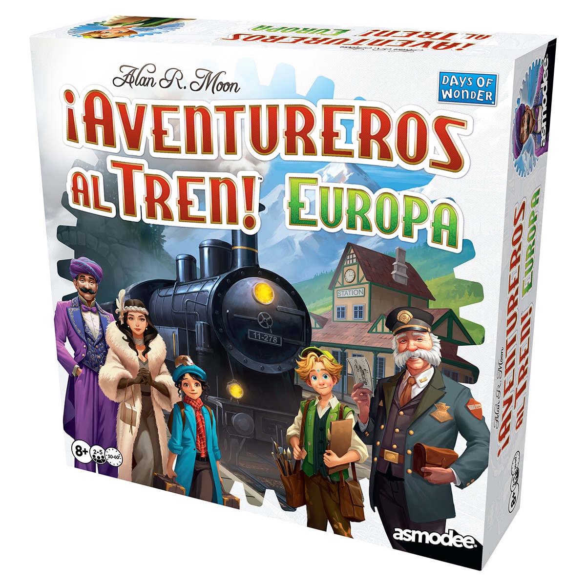 Imagen 0 de Juego de mesa ¡Aventureros al Tren! Europa Asmodee