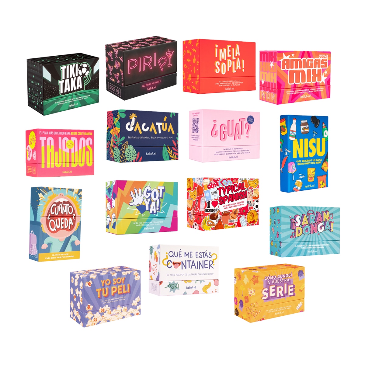 Hellofun - Colección Juegos de mesa Hellofun.