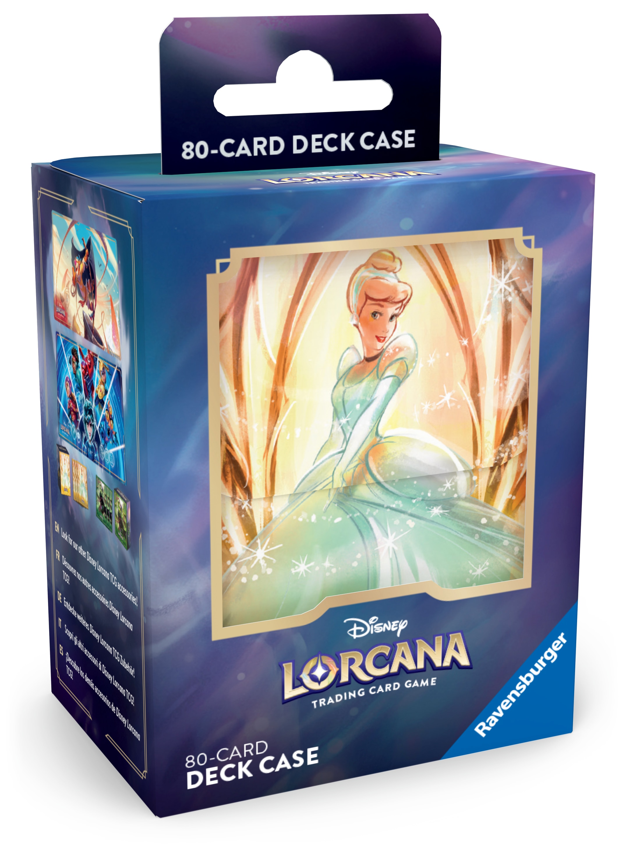 Caja para mazo de cartas Disney Lorcana Set 7: Deck Case A - Cinderella - Ballroom Sensation Ench. 4