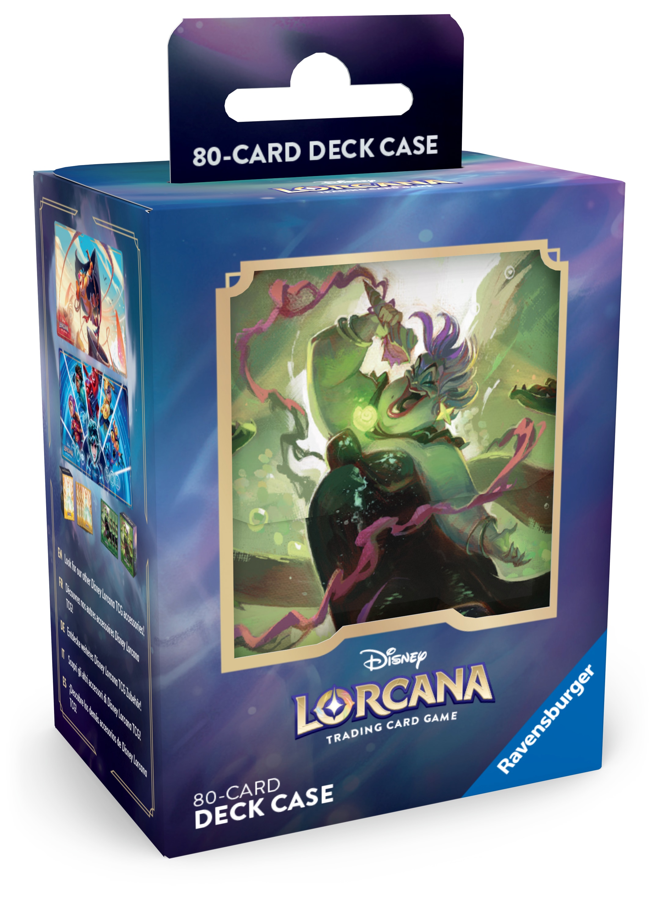 Caja para mazo de cartas Disney Lorcana Set 7: Deck Case B - Ursula - Deceiver of All? Ench. 4